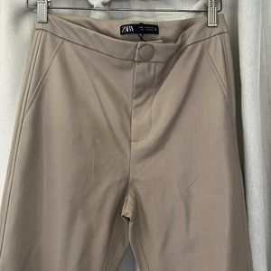 Zara Faux Leather Leggings